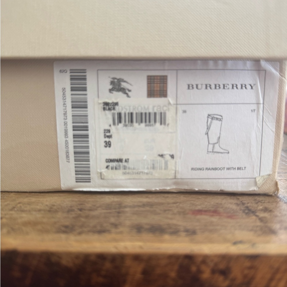 Burberry Riding Rainboot with Belt
